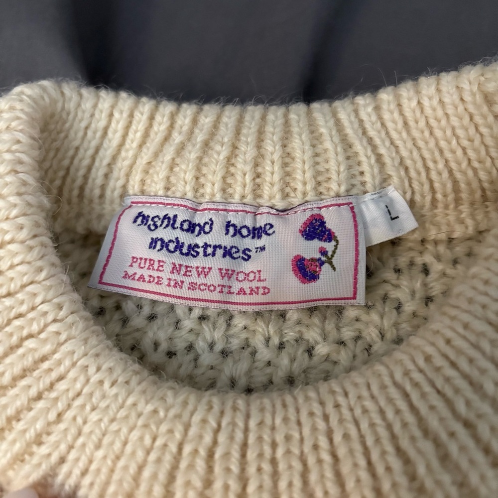 Cream Wool Sweater